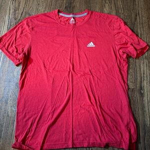 Adidas Men's Vibrant Red Tee